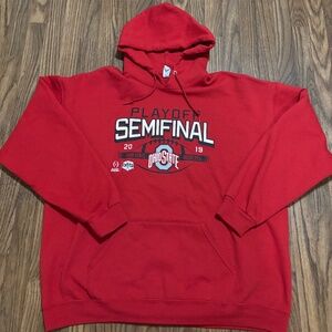 Jerzees * 2019 Ohio State Buckeyes Pullover SweatShirt Hoodie * Size 2XL
